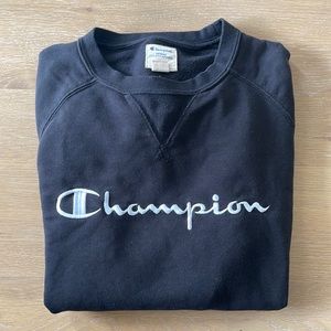 Champion Crewneck - black